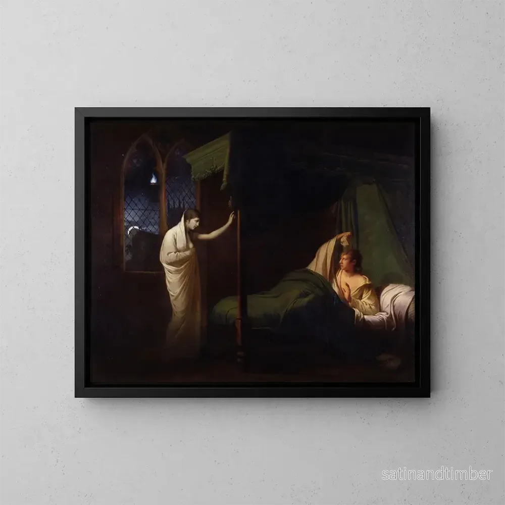 Reproduktion av målningen William och Margaret - Joseph Wright de Derby