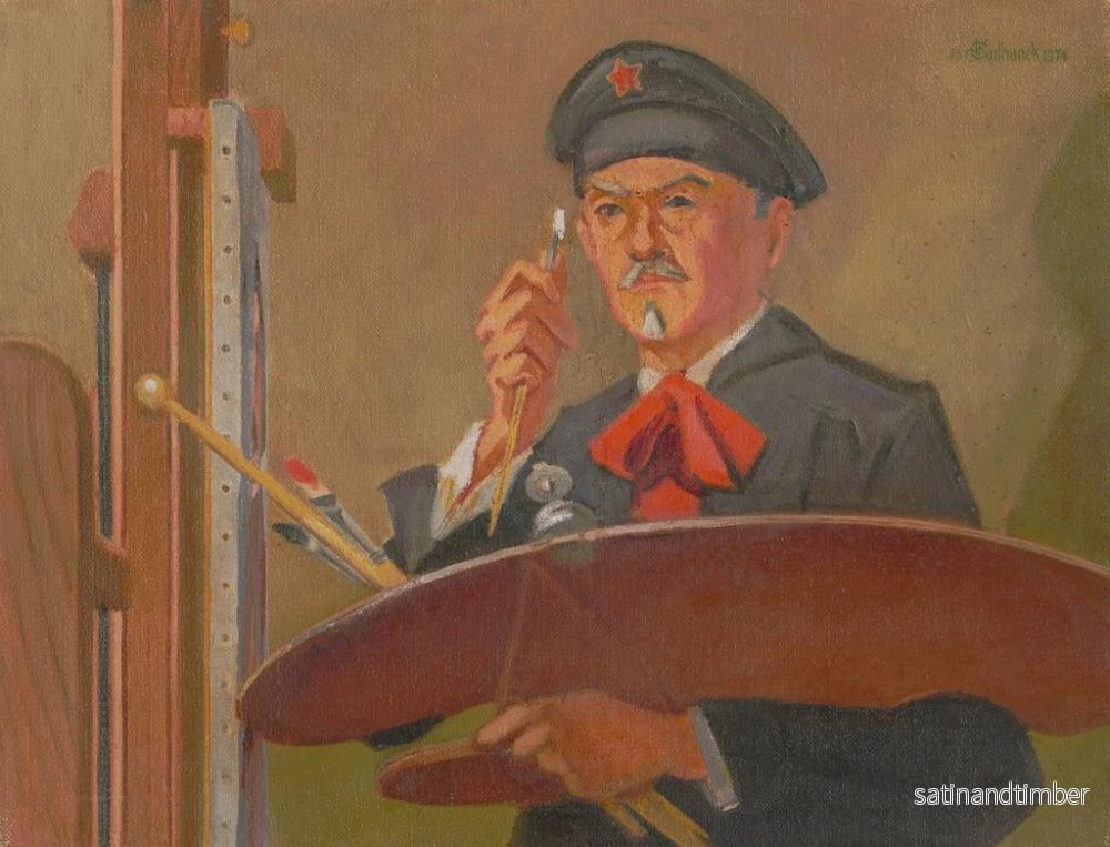 Reproduktion av målningen Självporträtt - James C. Kulhanek - Bild 2