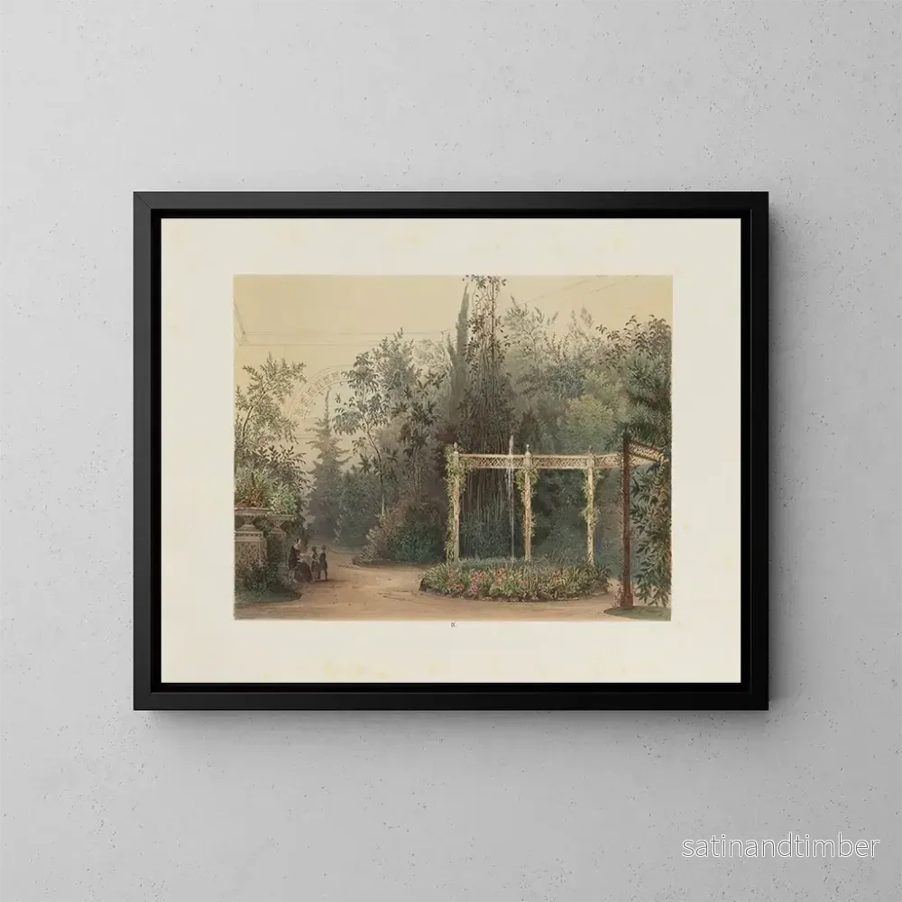 Reproduktion Le jardin d’hiver dans la Hofburg – Franz Antoine — plansch 09 Reproduktion Le jardin d’hiver dans la Hofburg – Franz Antoine — plansch 09