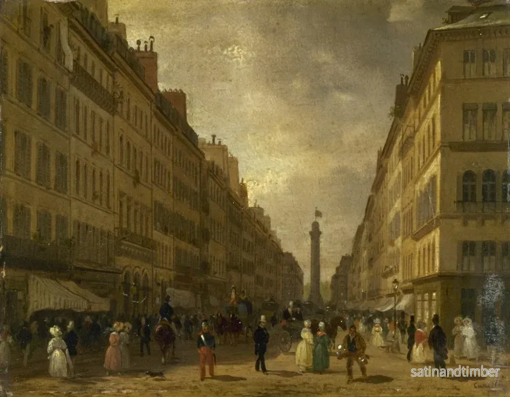 Reproduktion av målningen La rue de la Paix - Giuseppe Canella - Bild 2