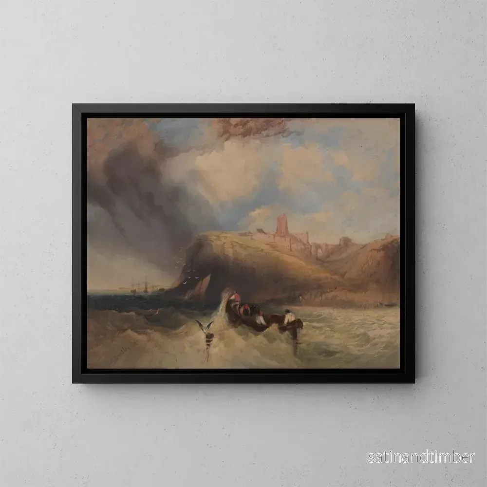 Reproduktion av målningen Marine - Charles Bentley