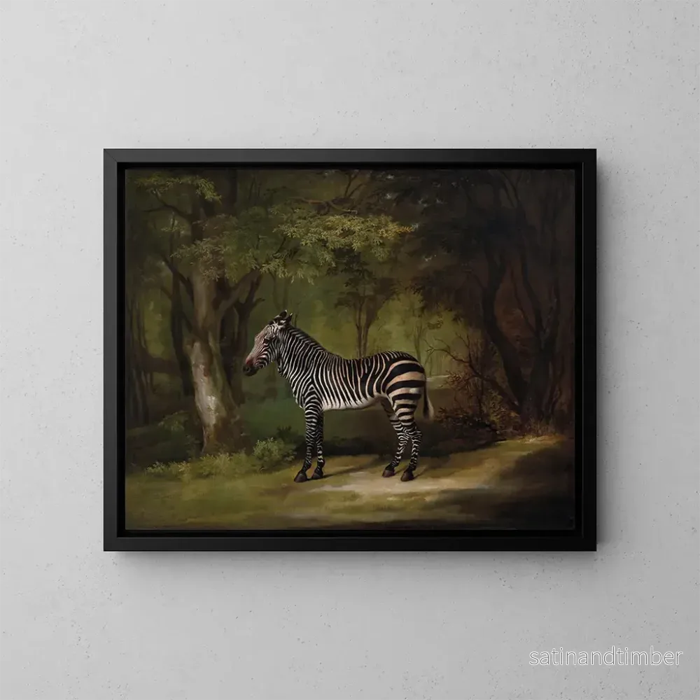 Reproduktion av målningen Zèbre - George Stubbs