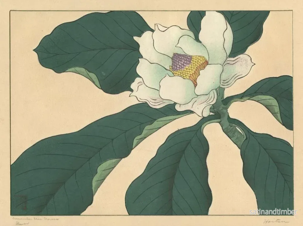 Reproduktion av målningen Fleurs de concombre - Sakai Hōitsu - Bild 2