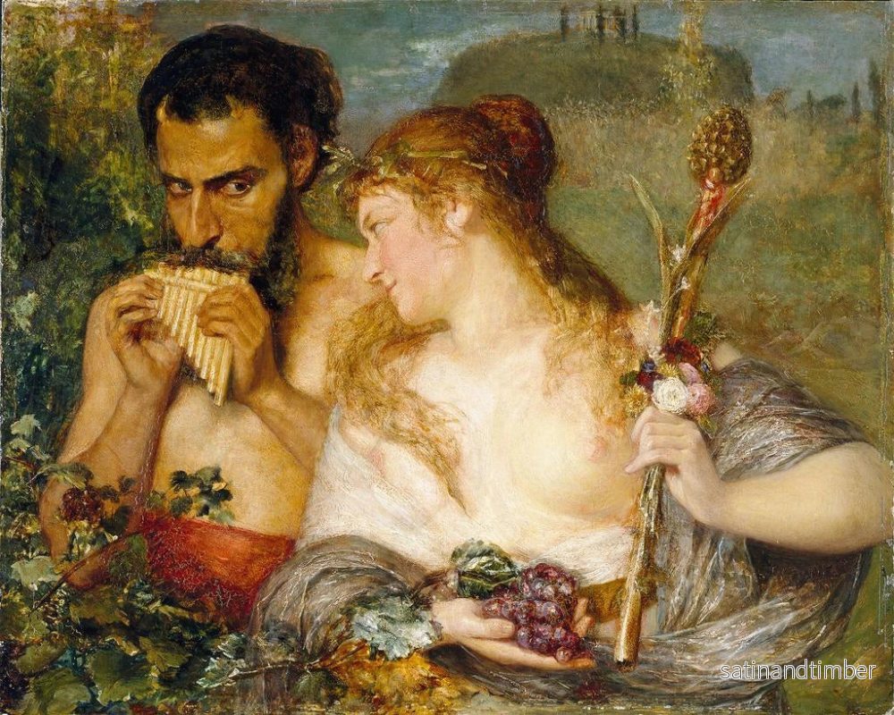 Reproduktion av målningen Nymphe och faun - Ernst Josephson - Bild 2