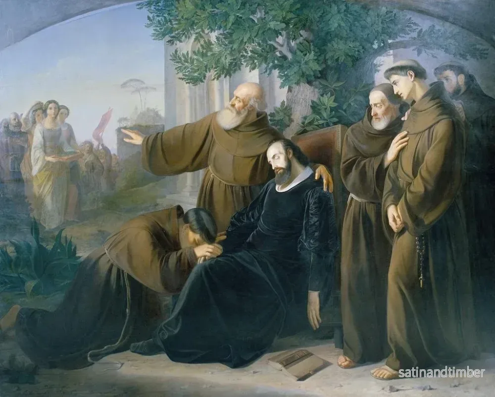 Reproduktion av målningen La mort de Torquato Tasso - Friedrich Friedländer - Bild 2