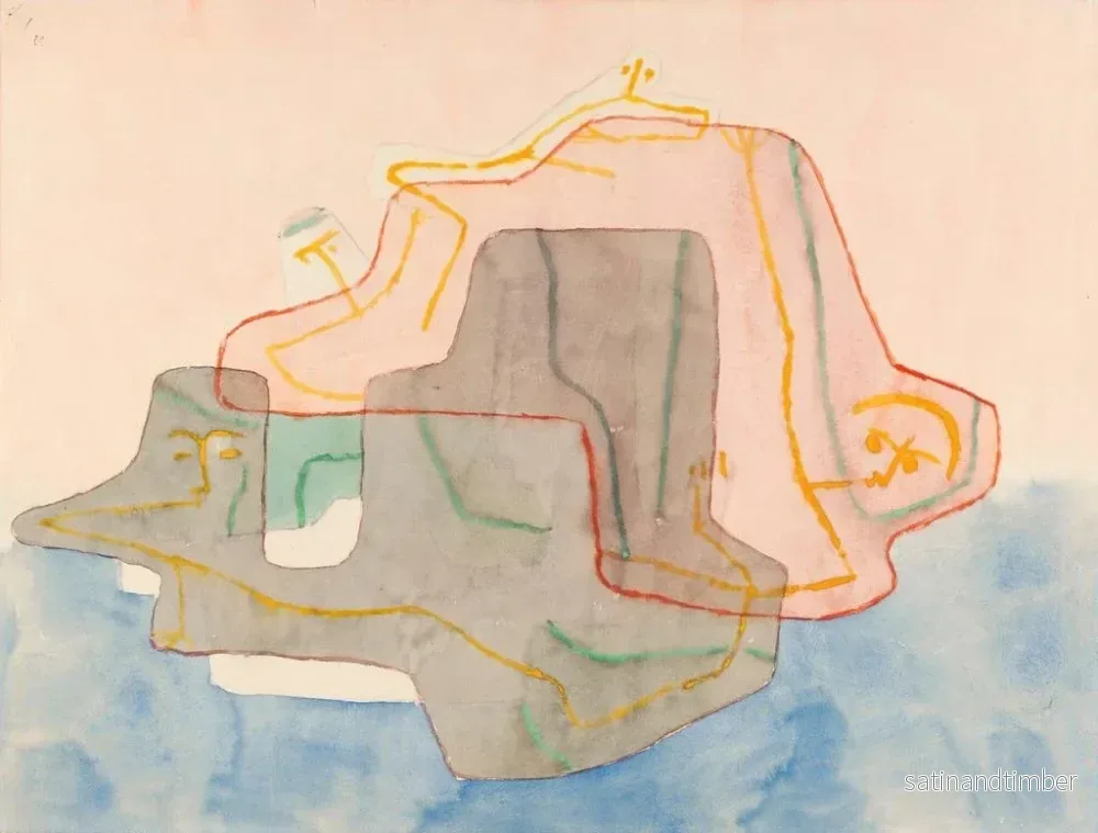 Reproduktion av målningen Mythe d'une île - Paul Klee - Bild 2