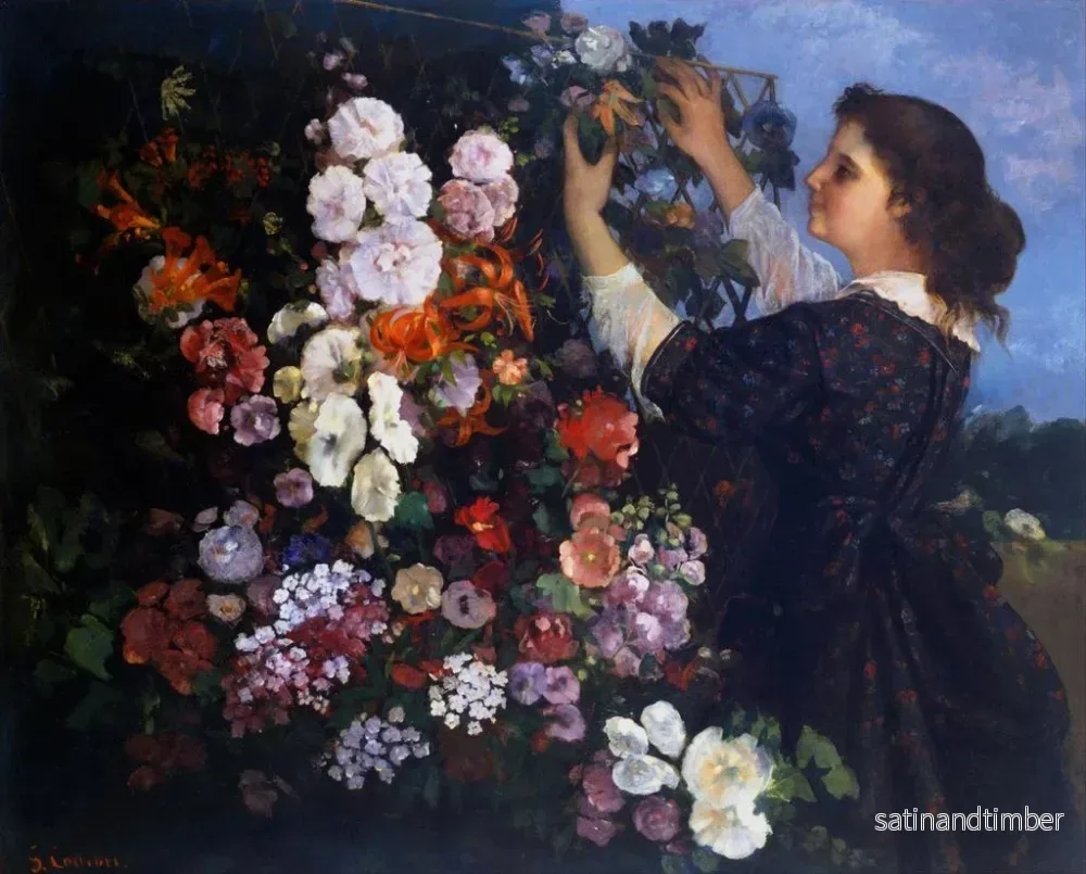 Reproduktion av målningen Treillis - Gustave Courbet - Bild 2