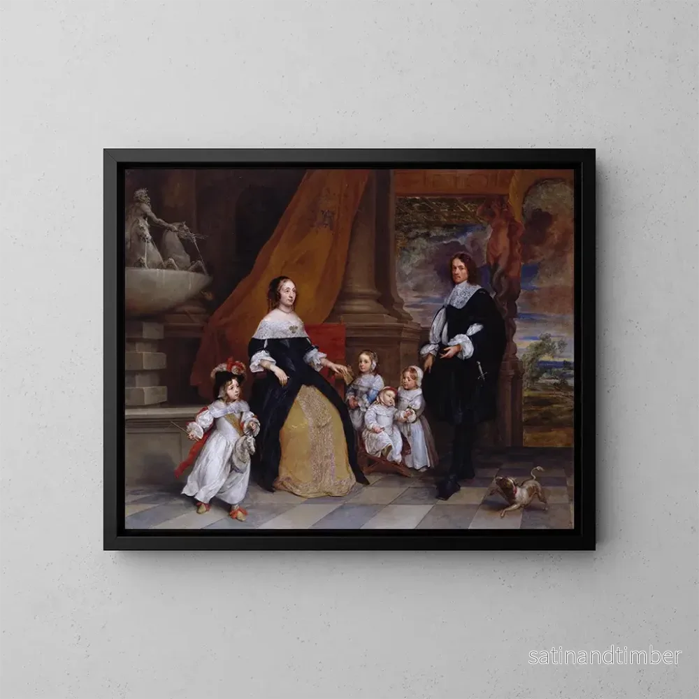 Reproduktion av målningen av Jan Baptista Anthoine - Gonzales Coques