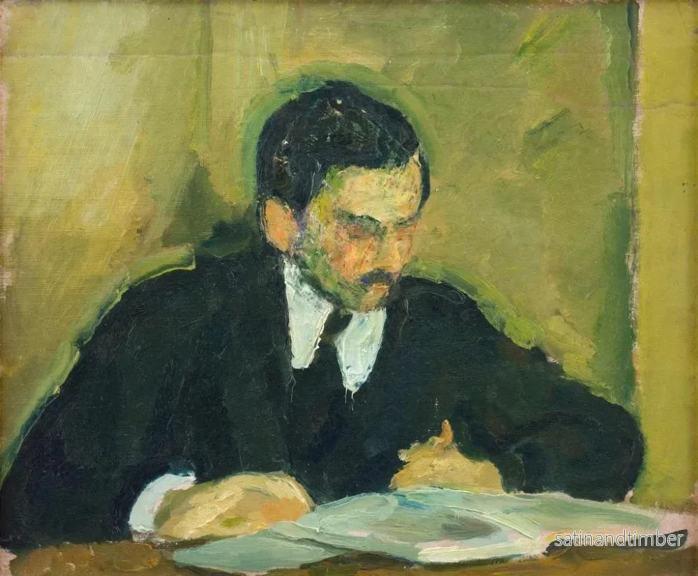 Reproduktion av målningen Le peintre Ernst Goldschmidt - Harald Giersing - Bild 2