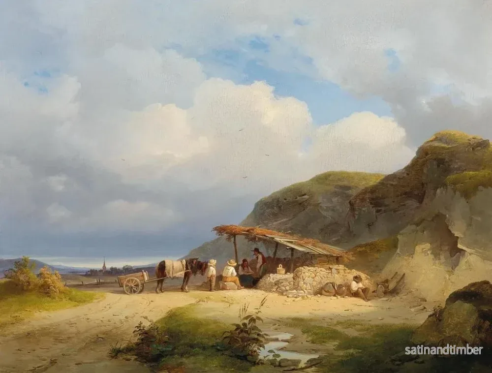 Reproduktion av målningen Repos à midi - Ignaz Raffalt - Bild 2