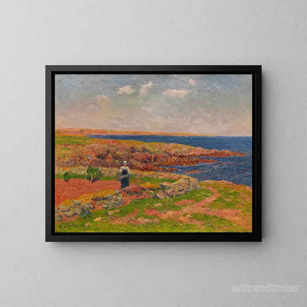 Reproduktion av målningen La Baie de Merrien - Henry Moret