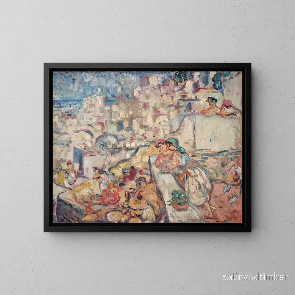 Reproduktion av målningen Alger, Casbahen - Louis Valtat