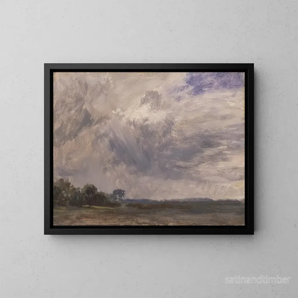 Reproduktion av målningen Studie av en molnig himmel - John Constable