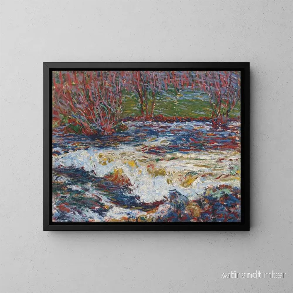 Reproduktion av målningen Le ruisseau tumultueux - Roderic O'Conor