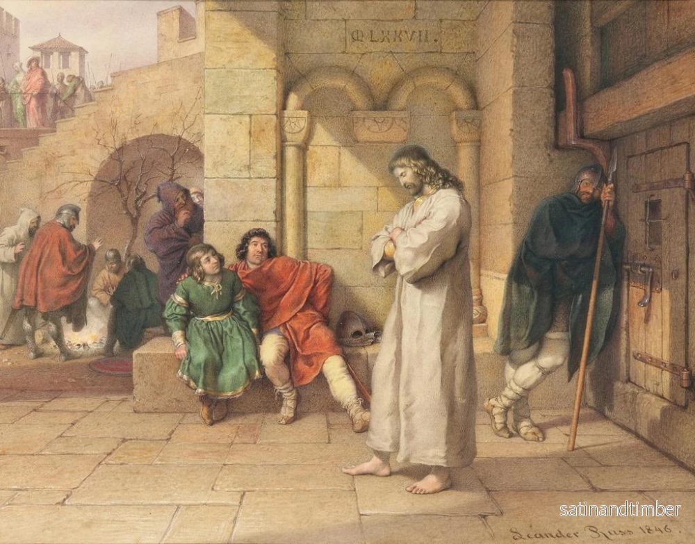 Reproduktion av målningen La marche du roi Henri IV vers Canossa - Leander Russ - Bild 2
