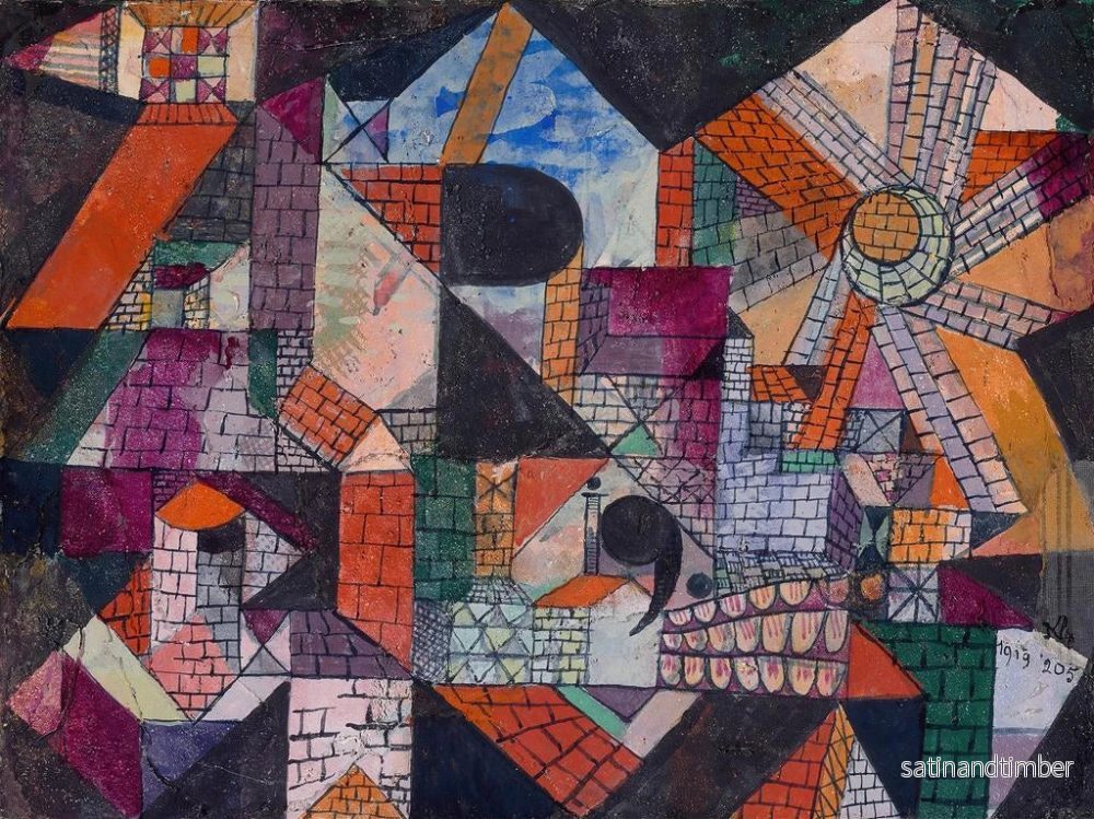 Reproduktion av målningen Stad R - Paul Klee - Bild 2