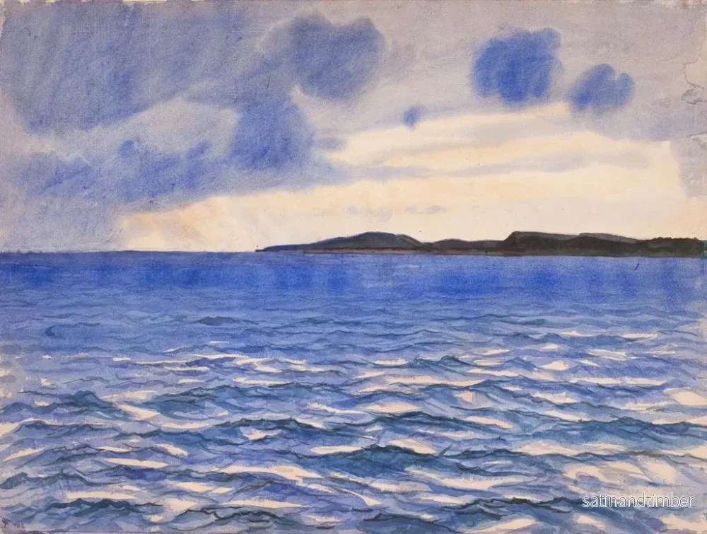 Reproduktion av målningen Tête de femme marine - Fritz Syberg - Bild 2