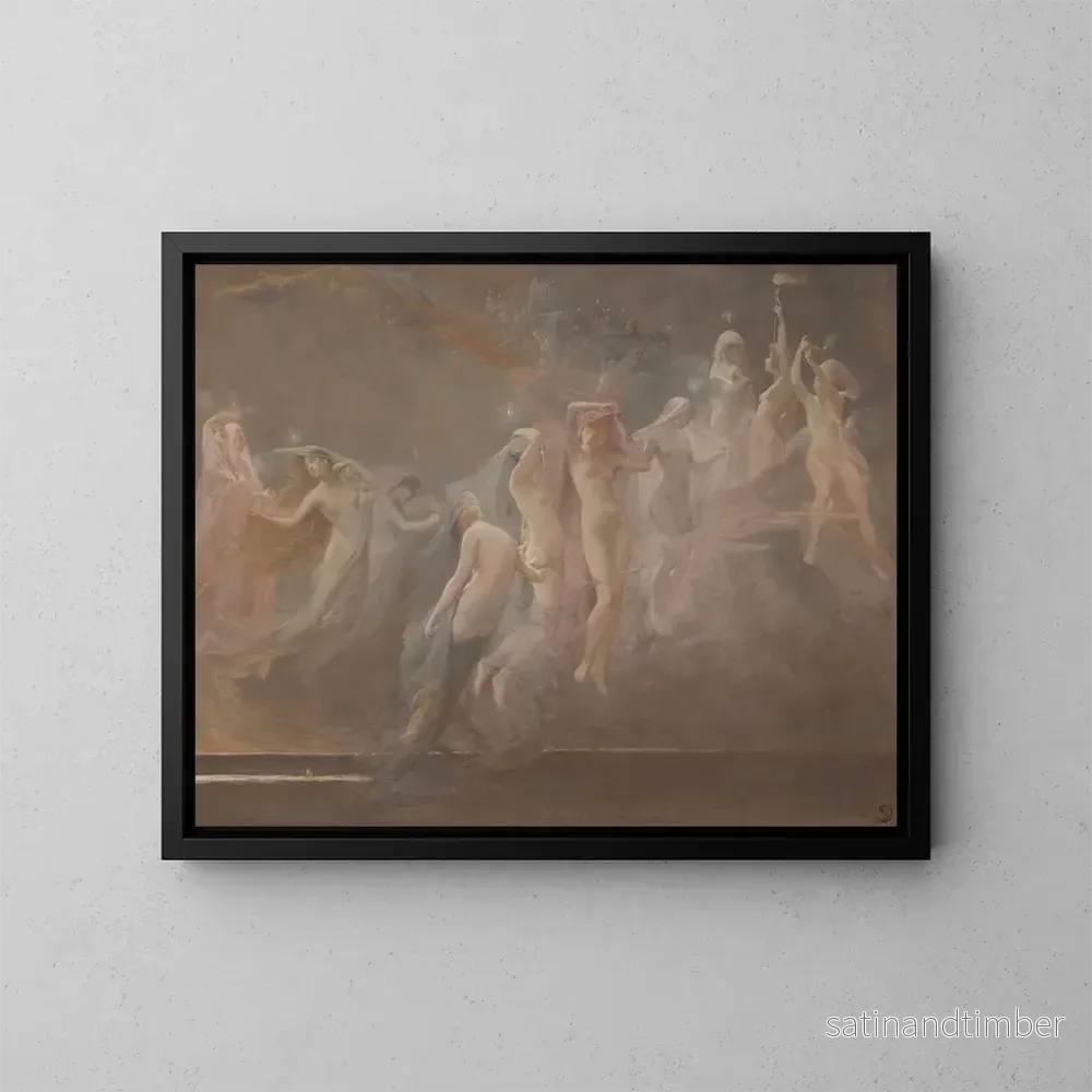 Reproduktion av målningen Les Étoiles du Matin - Sarah Paxton Ball Dodson