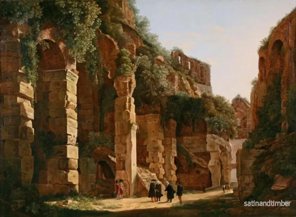 Reproduktion av målningen Inuti Colosseum - Franz Ludwig Catel - Bild 2