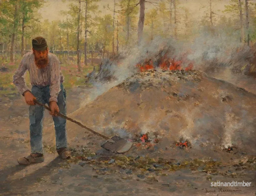 Reproduktion av målningen i Fontainebleau-skogen - Theodor von Hermann - Bild 2