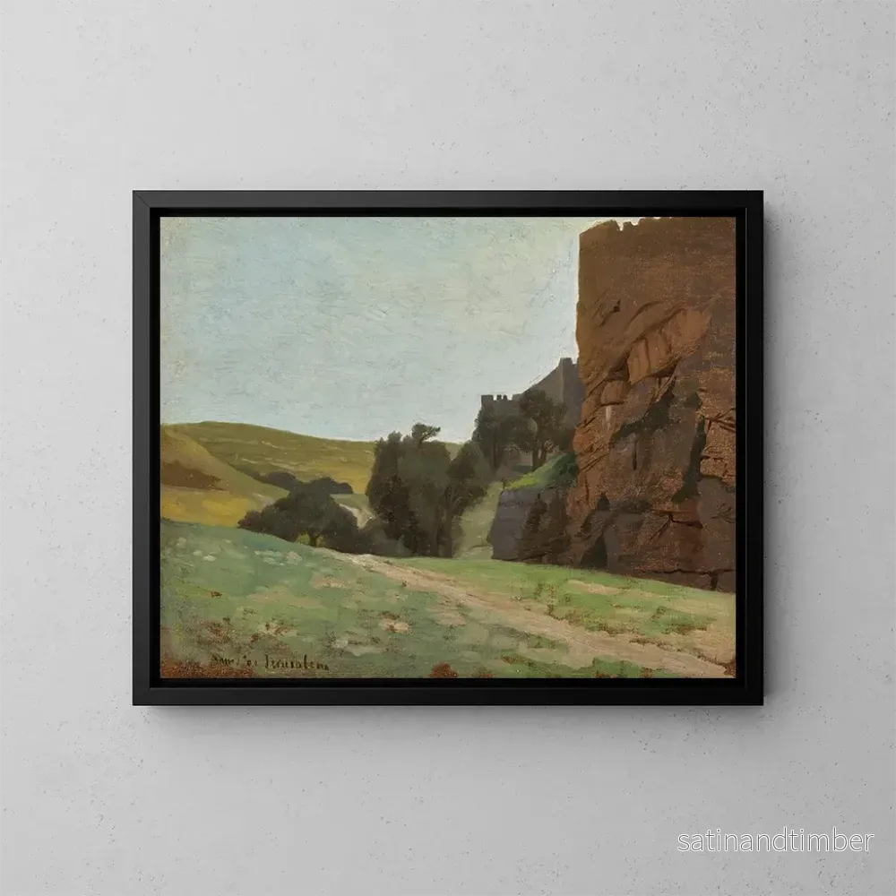 Reproduktion av målningen Les murs de Jérusalem - Jean-Léon Gérôme