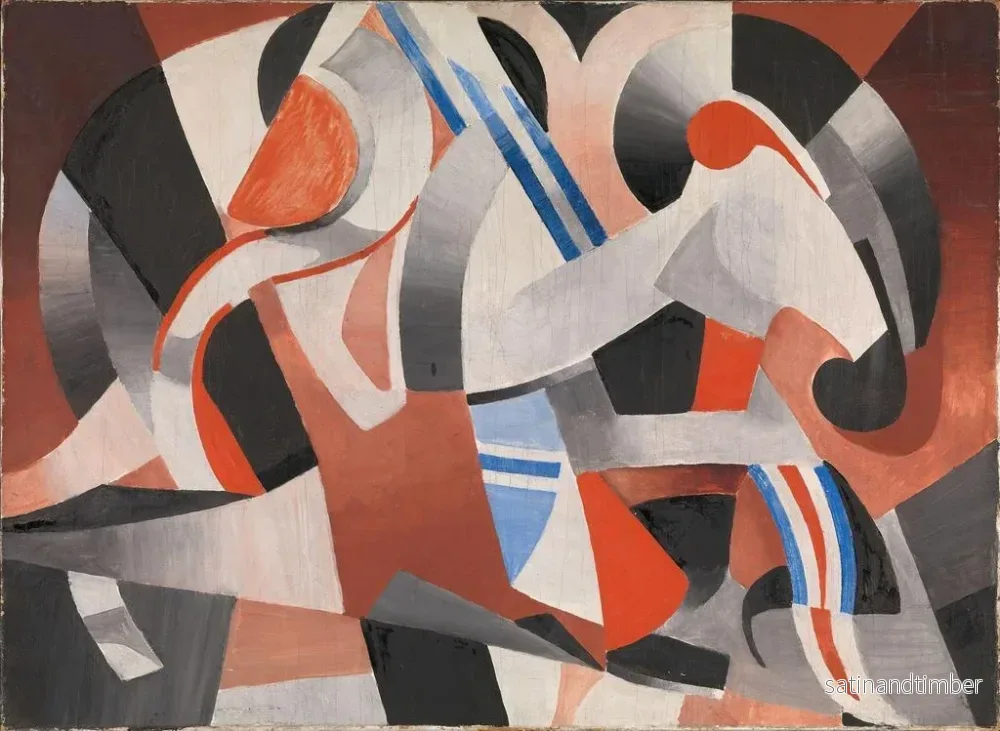 Reproduktion av målningen Composition - Thorvald Hellesen - Bild 2