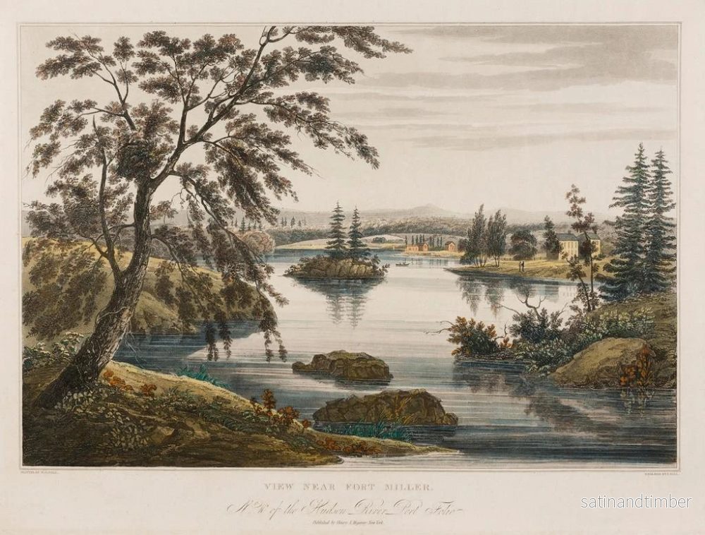 Reproduktion av målningen Vue près de Fort Miller - William Guy Wall - Bild 2