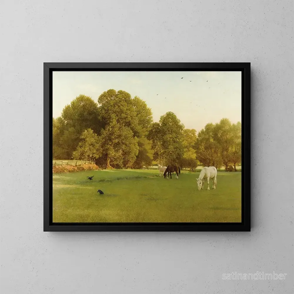 Reproduktion av målningen Jour de repos à Wallingford – George Dunlop Leslie