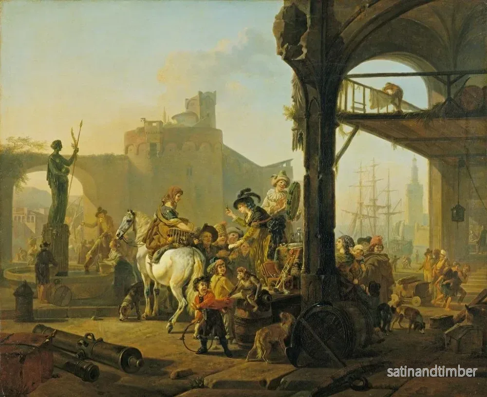Reproduktion av målningen L'Élixir - Jean-Louis Demarne - Bild 2