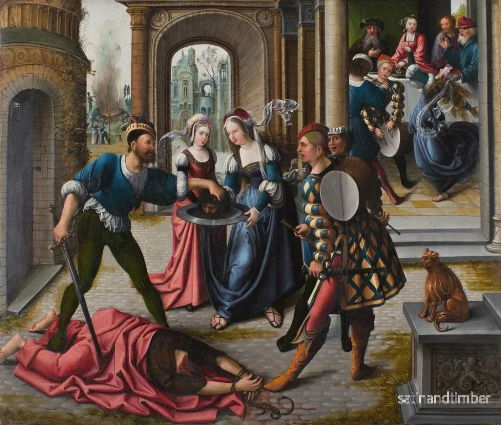 Reproduktion av målningen Le martyre de saint Jean-Baptiste - Bernard van Orley - Bild 2
