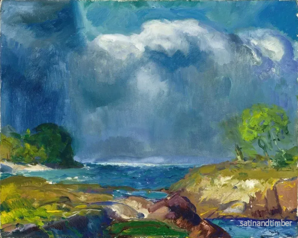 Reproduktion av målningen La tempête à venir - George Wesley Bellows - Bild 2