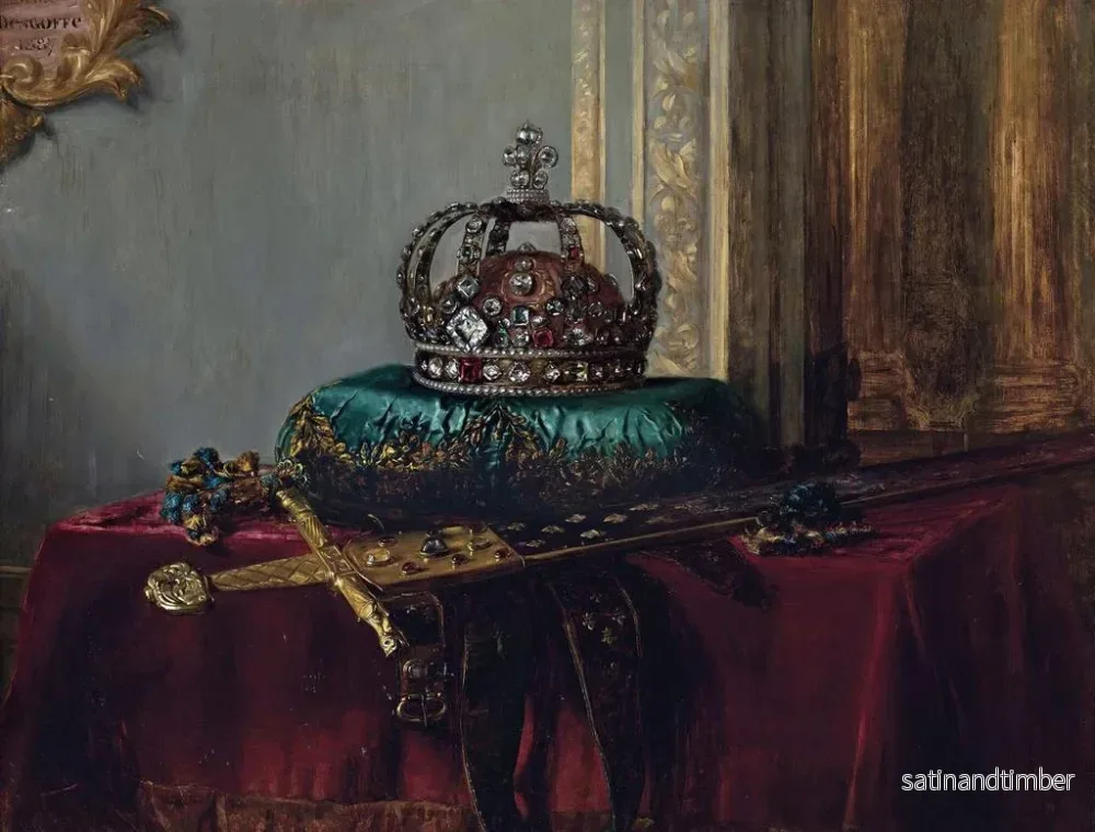 Reproduktion av målningen Les joyaux de la couronne - Blaise-Alexandre Desgoffe - Bild 2
