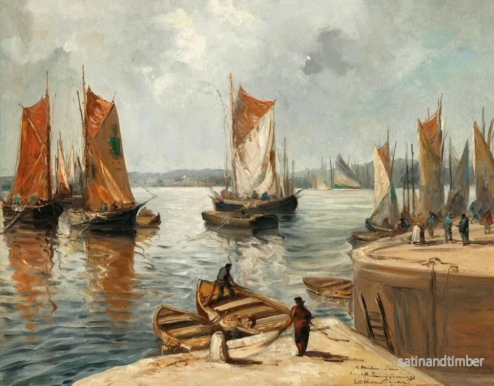 Reproduktion av målningen Port normand - Émile Othon Friesz - Bild 2