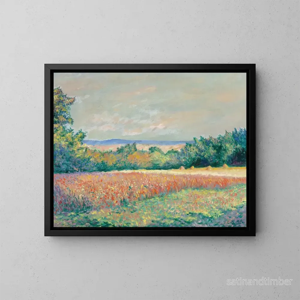 Reproduktion av målningen Les Dérives de Giverny - Theodore Earl Butler