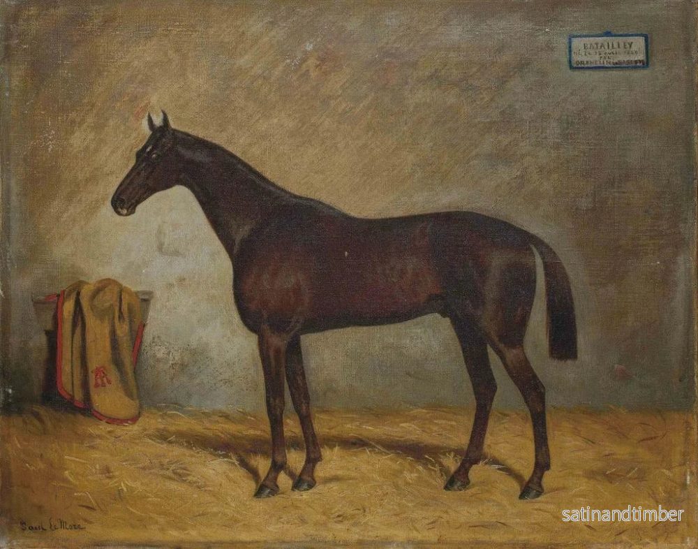 Reproduktion av målningen Un talon noir - Julius von Blaas - Bild 2