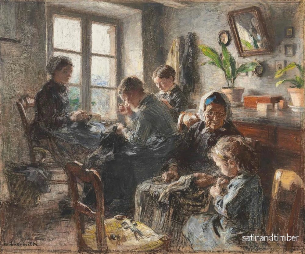 Reproduktion av målningen Les couturières - Léon Augustin Lhermitte - Bild 2