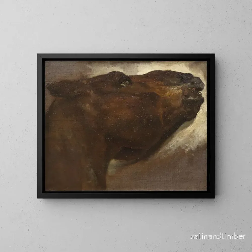 Reproduktion av målningen Studie av en död häst – Théodore Géricault Reproduktion av målningen Studie av en död häst – Théodore Géricault
