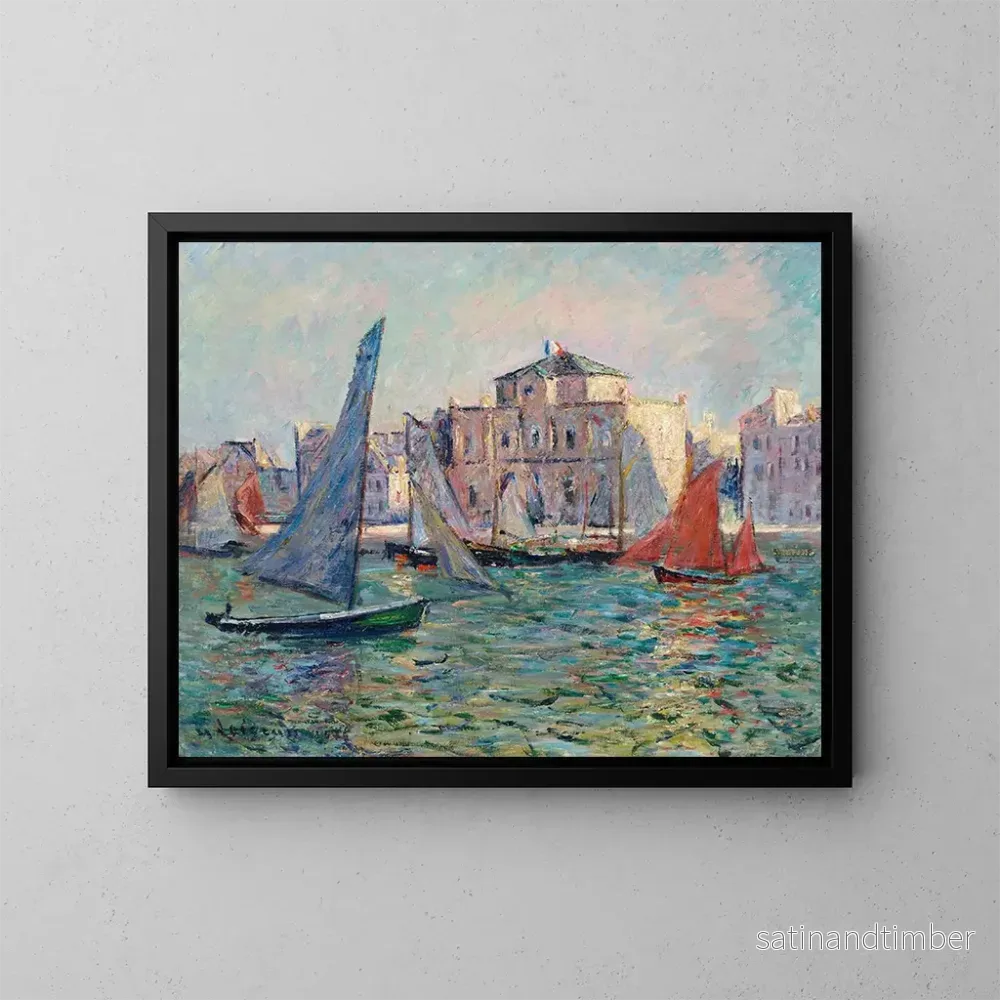 Reproduktion av målningen Les Martigues - Gustave Loiseau