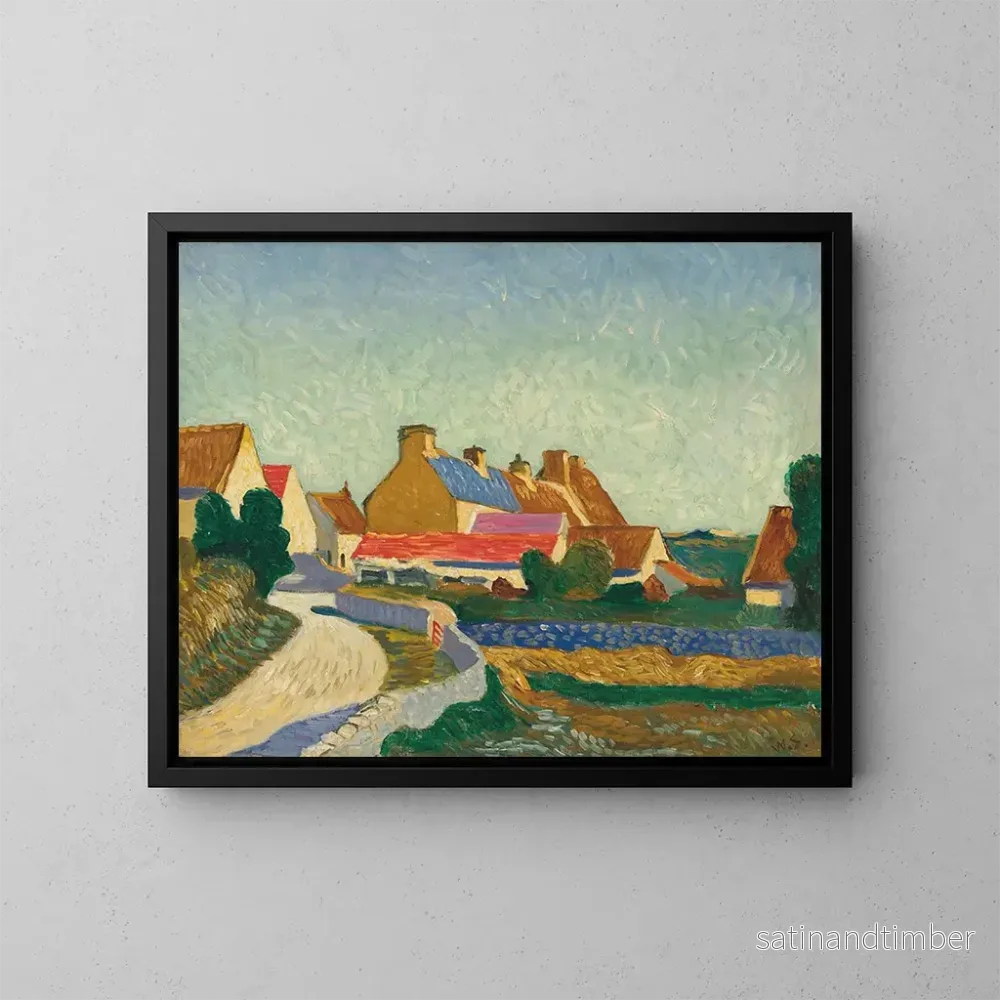 Reproduktion av målningen Baie de St Brelade, Jersey - William Strang