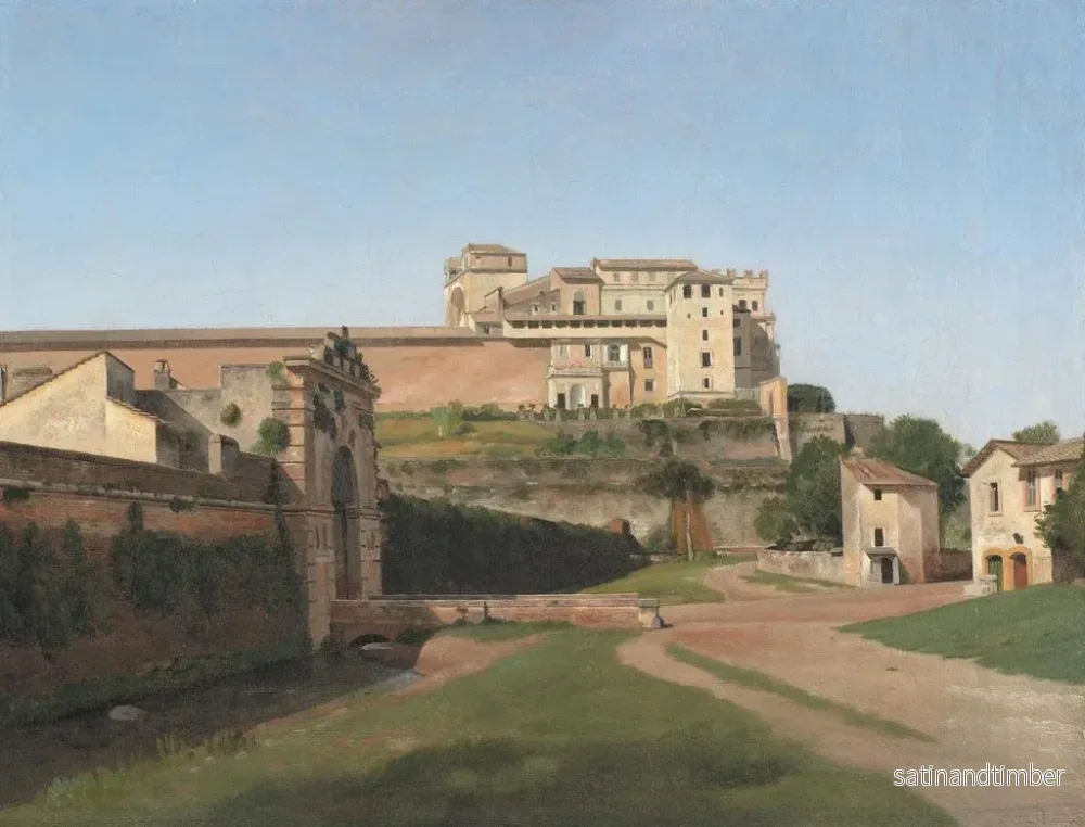 Reproduktion av målningen Porta Angelica och del av Vatikanen - Christoffer Wilhelm Eckersberg - Bild 2