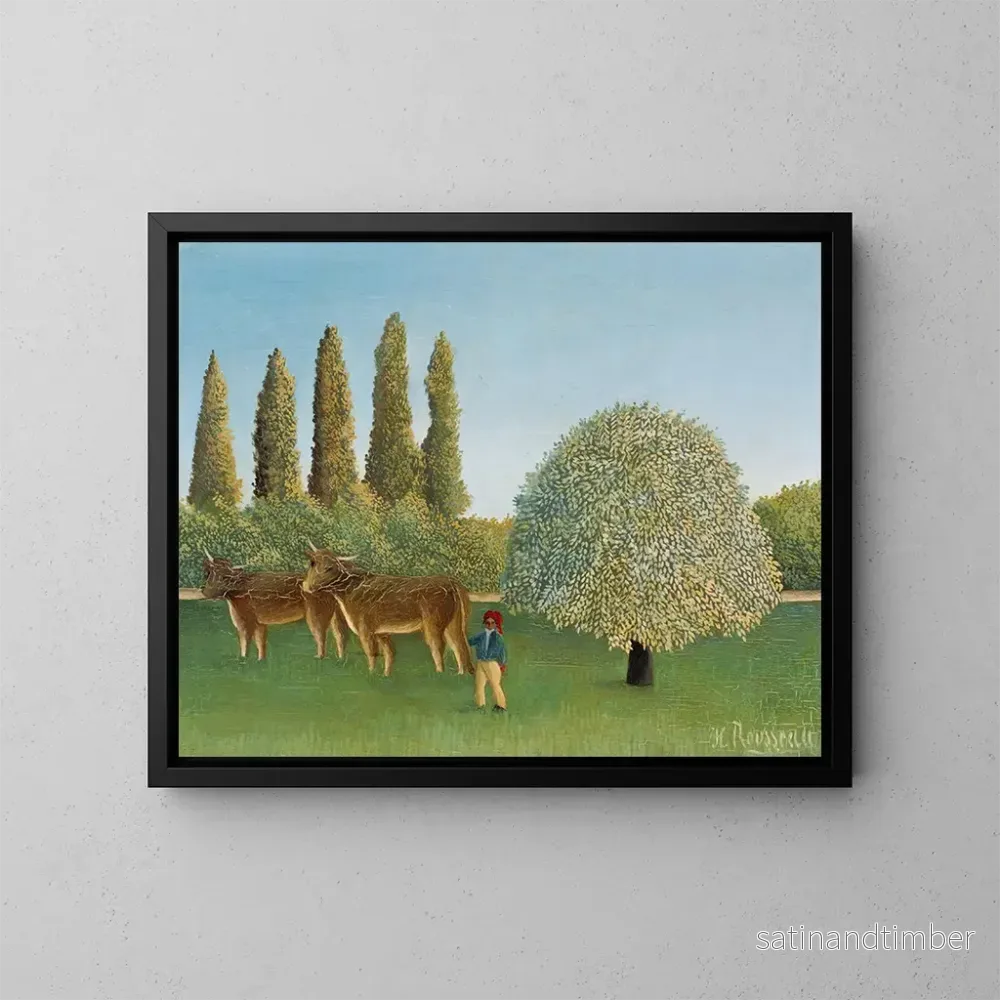 Reproduktion av målningen Prairie - Henri Rousseau