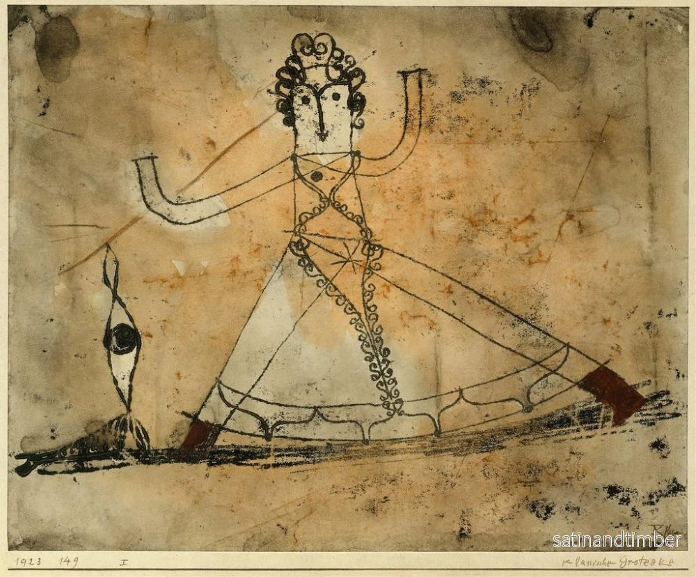 Reproduktion av målningen Grotesque klassisk - Paul Klee - Bild 2