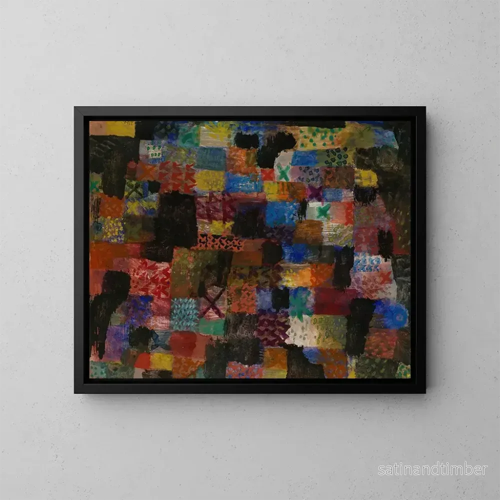 Reproduktion av målningen Djup pathos - Paul Klee