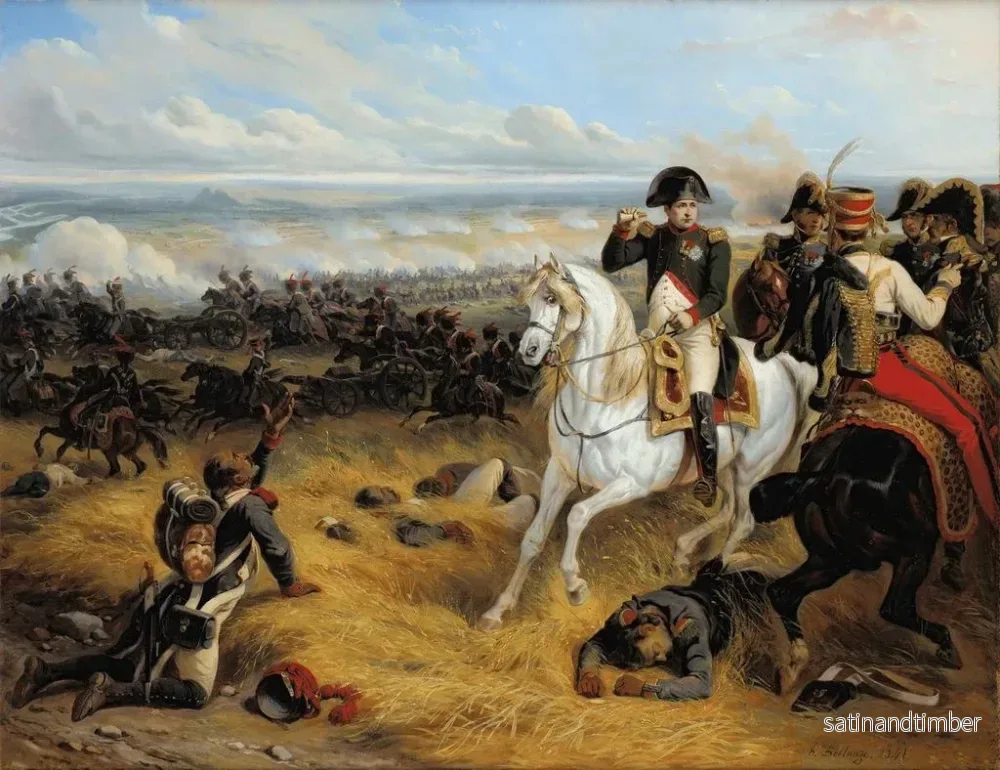 Reproduktion av målningen Napoléon vid Wagram - Hippolyte Bellangé - Bild 2