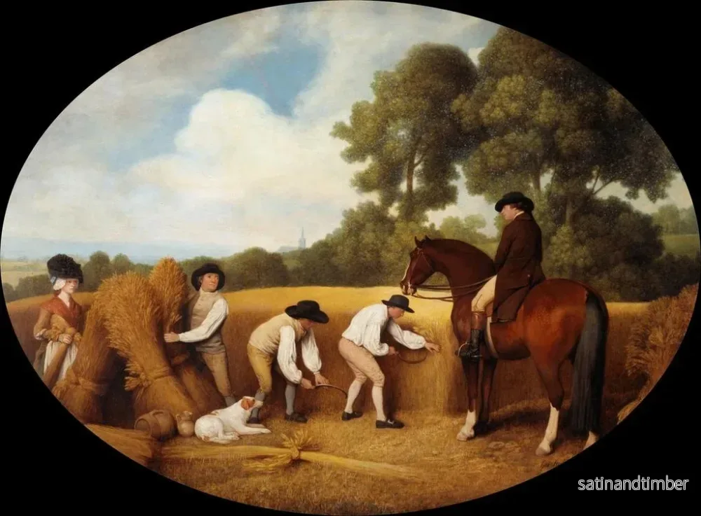 Reproduktion av målningen Moissonneurs - George Stubbs - Bild 2
