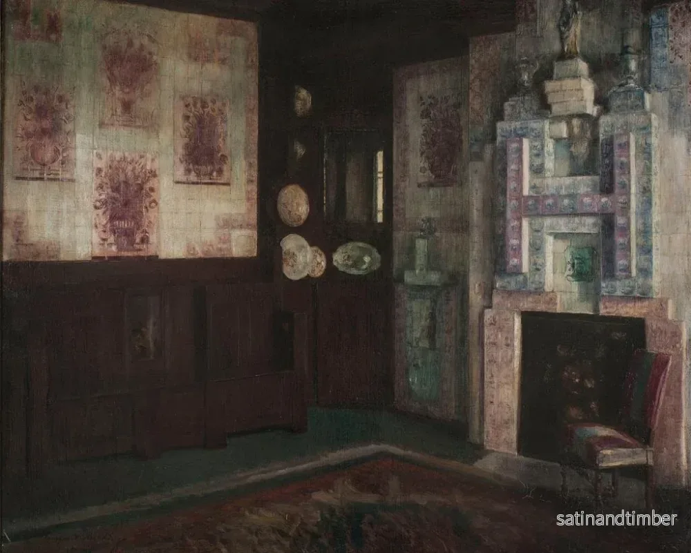 Reproduktion av målningen La salle à manger de Hauteville House - Georges Hugo - Bild 2