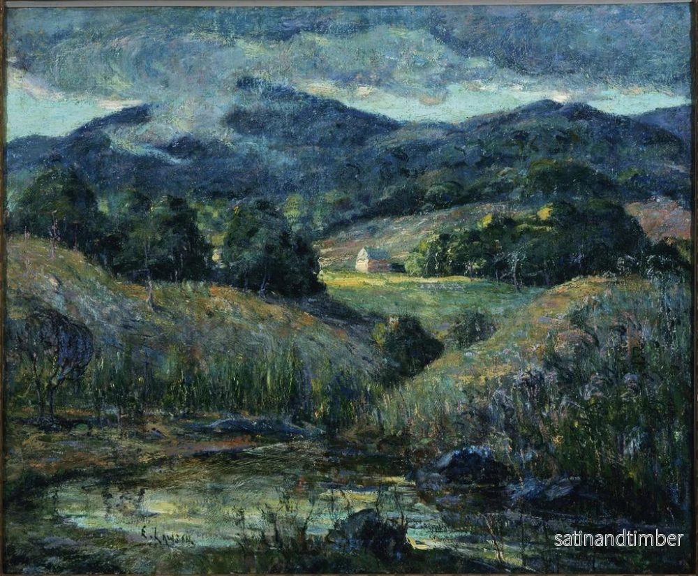 Reproduktion av målningen Tempête imminente - Ernest Lawson - Bild 2