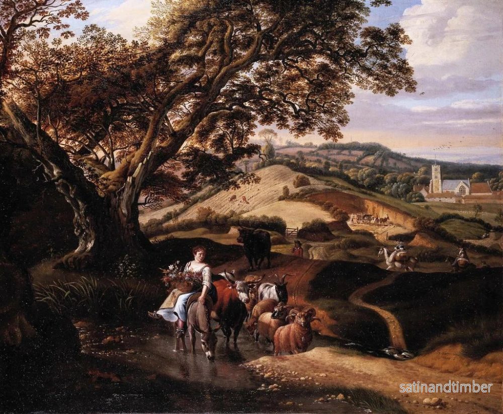 Reproduktion av målningen En pastoral landskap - Jan Siberechts - Bild 2
