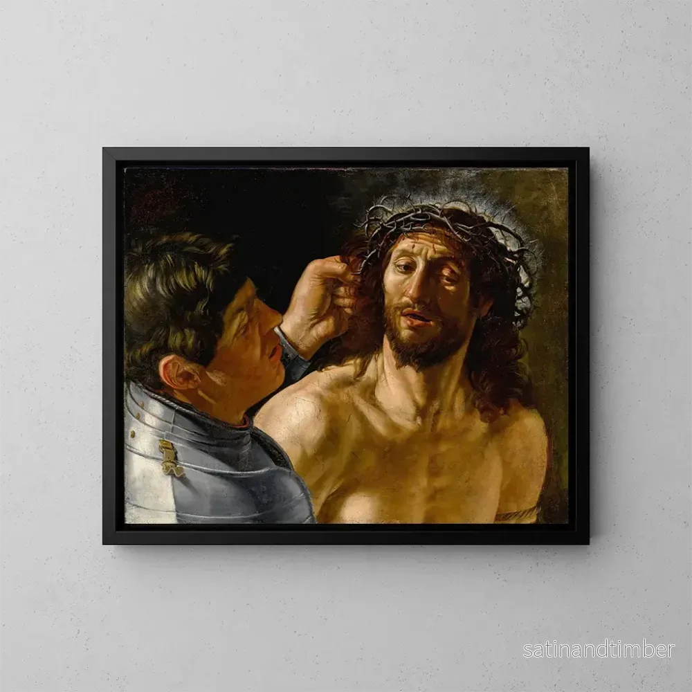 Reproduktion av målningen La Moquerie du Christ - Francesco Boneri