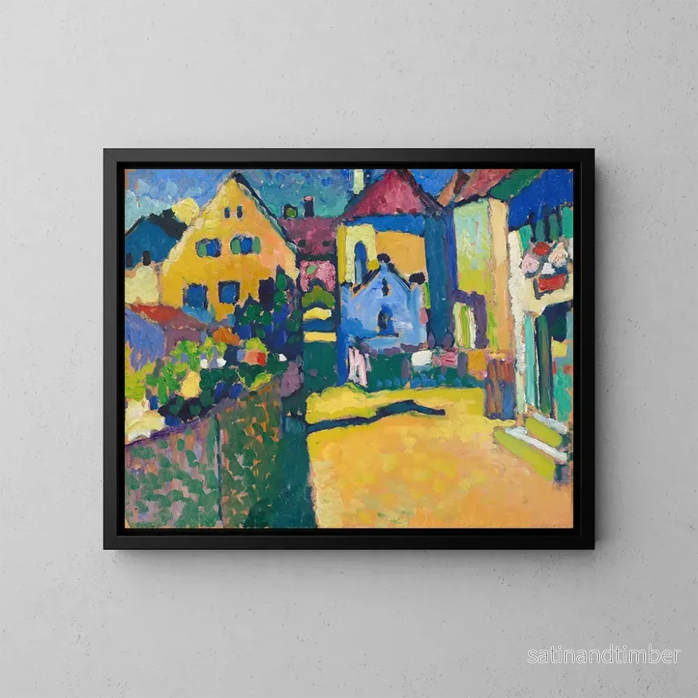 Reproduktion av målningen Allée verte à Murnau - Wassily Kandinsky